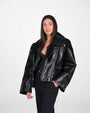 GIACCA ECOPELLE DEAN NERO