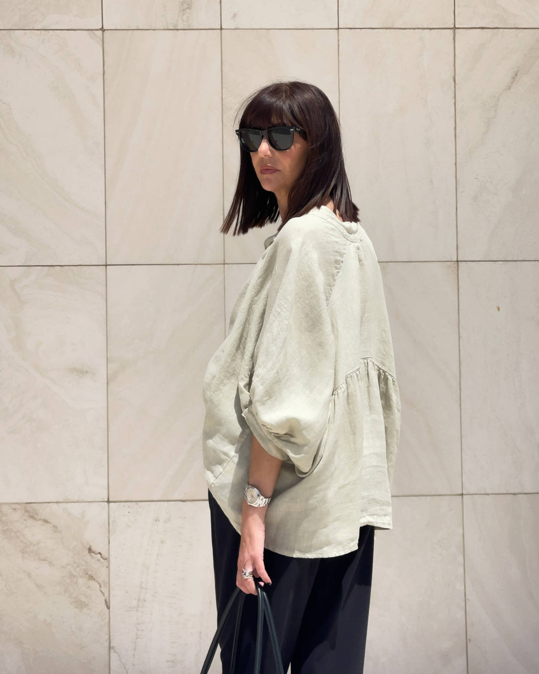 CAMICIA IN LINO MARGHERITA CASHMERE