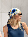 FOULARD TERRY BLU
