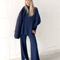 PANTALONE JOHANNAH BLU NAVY