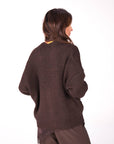 CARDIGAN ORSINA CHOCO VERDE ACIDO