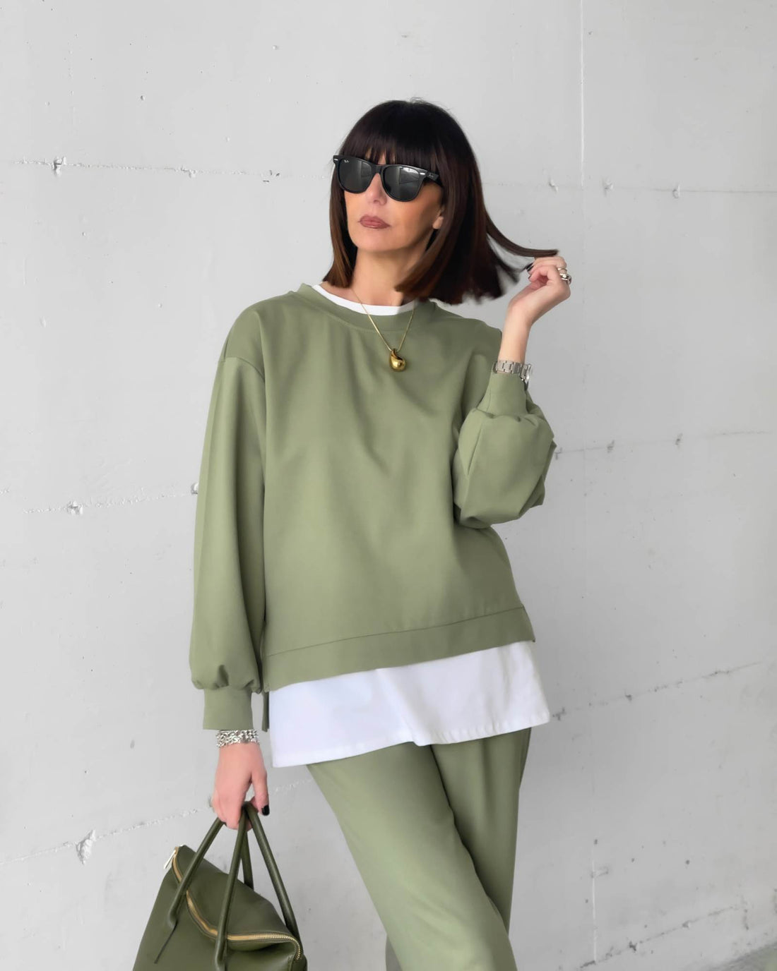 FELPA COZY LUXE LODEN