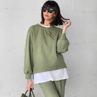 FELPA COZY LUXE LODEN