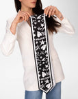 CRAVATTINO PSLOVE NERO BIANCO