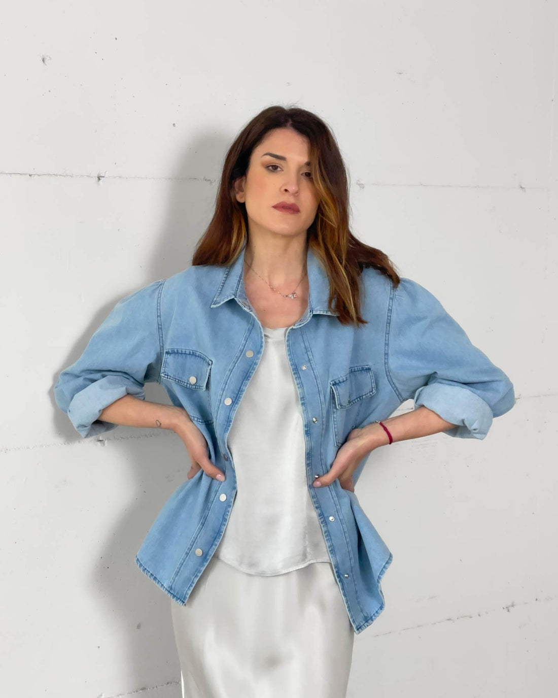 CAMICIA IN DENIM GIULIET LIGHT WASH