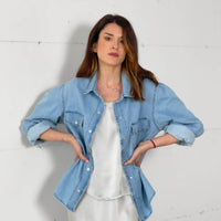 CAMICIA IN DENIM GIULIET LIGHT WASH