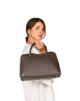 BORSA IN PELLE LUNA COFFEE