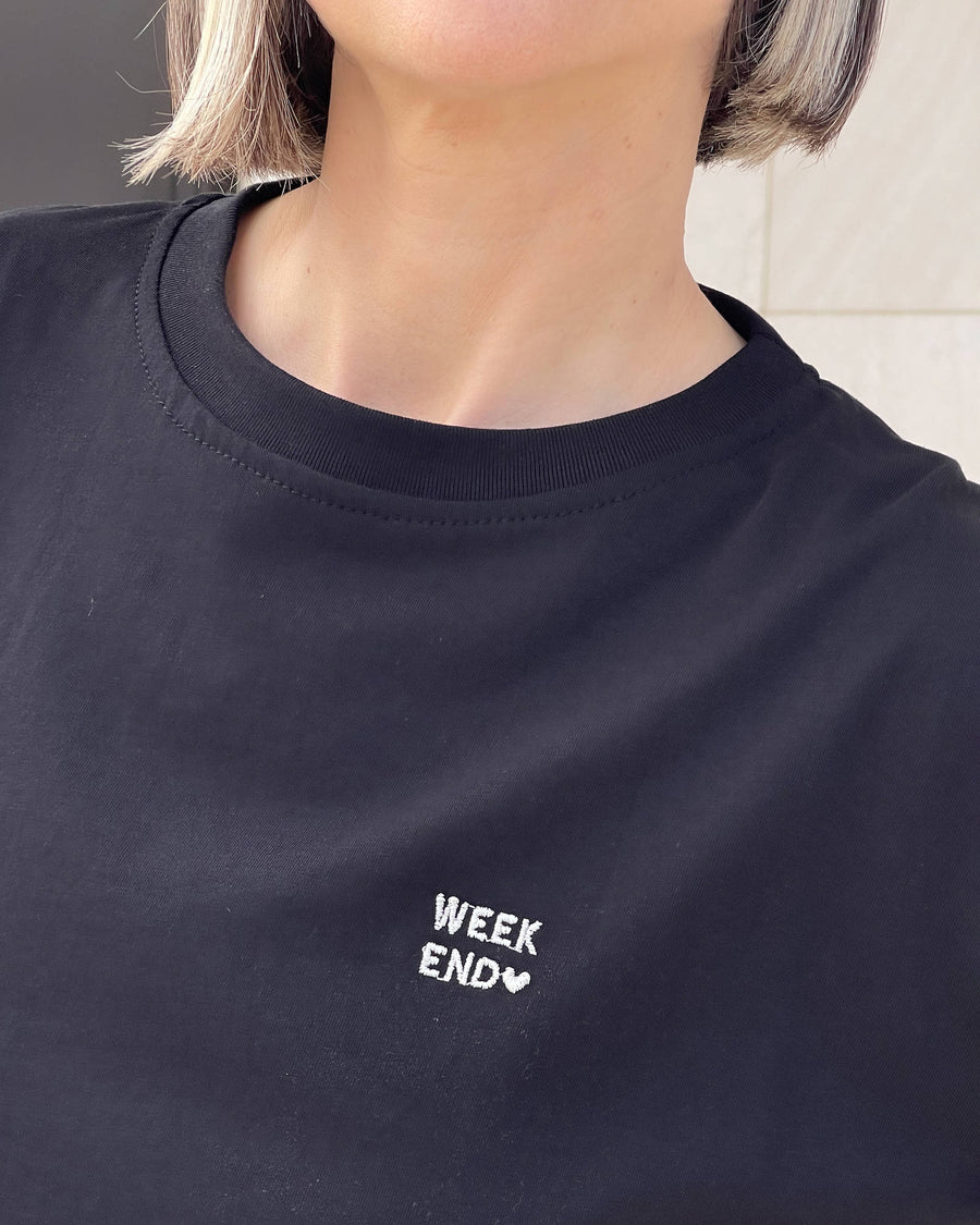 T-SHIRT MESSAGGIO WEEK END