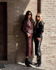 GIACCA ECOPELLE RANDY BORDEAUX