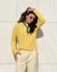 PULL A TRECCE ARIEL GIALLO