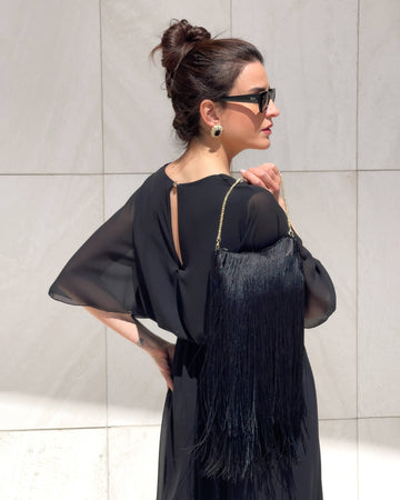 POCHETTE ZEFIRA NERO