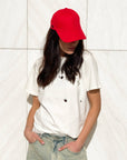 CAPPELLO CON VISIERA  RED