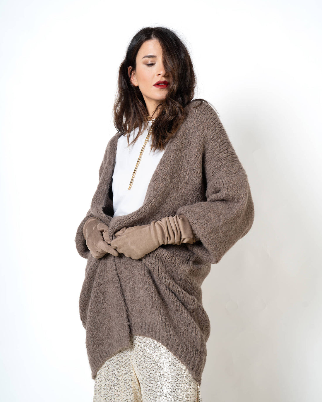 MAXI CARDIGAN COMFY FANGO