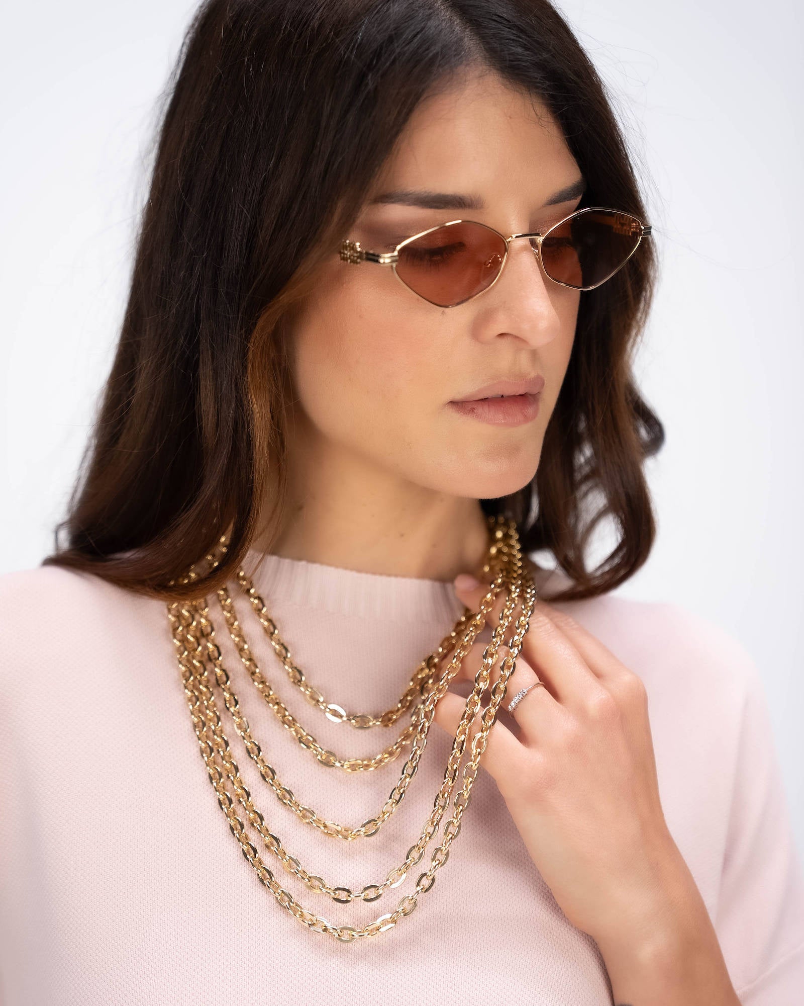 COLLANA A PIU FILI NORIA ORO