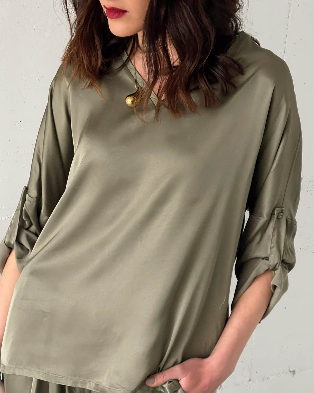 CAMICIA DALILA OLIVE