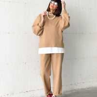 PANTALONE COZY LUXE TOFFEE