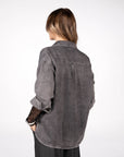 CAMICIA KAROL DENIM GRIGIO