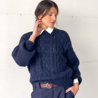 PULL TRECCIA OTIS NAVY