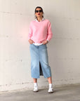 GONNA DENIM COLETTE LAVAGGIO CHIARO
