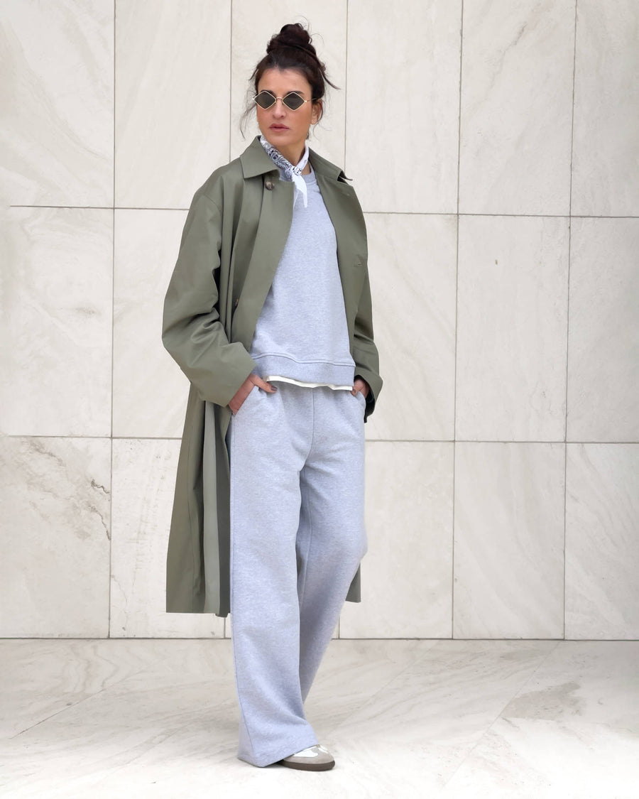 PANTALONE FELPA KENSIT GRIGIO