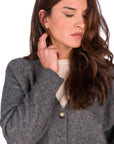 CARDIGAN SAMIRA GRIGIO SCURO