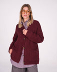 CARDIGAN ASTRAT VINO