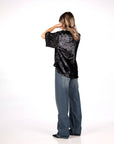 BLUSA PAILLETTES BETTY NERO