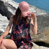 CAPPELLO CON VISIERA ROSA