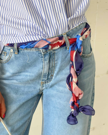 FOULARD EVORA BLU