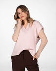GILET IN LANA ARIEL ROSA
