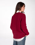 CARDIGAN SAMIRA BORDEAUX