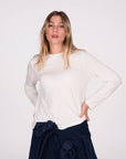 T-SHIRT MANICA LUNGA ILARY OFF WHITE