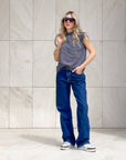 T-SHIRT PEARL BLU
