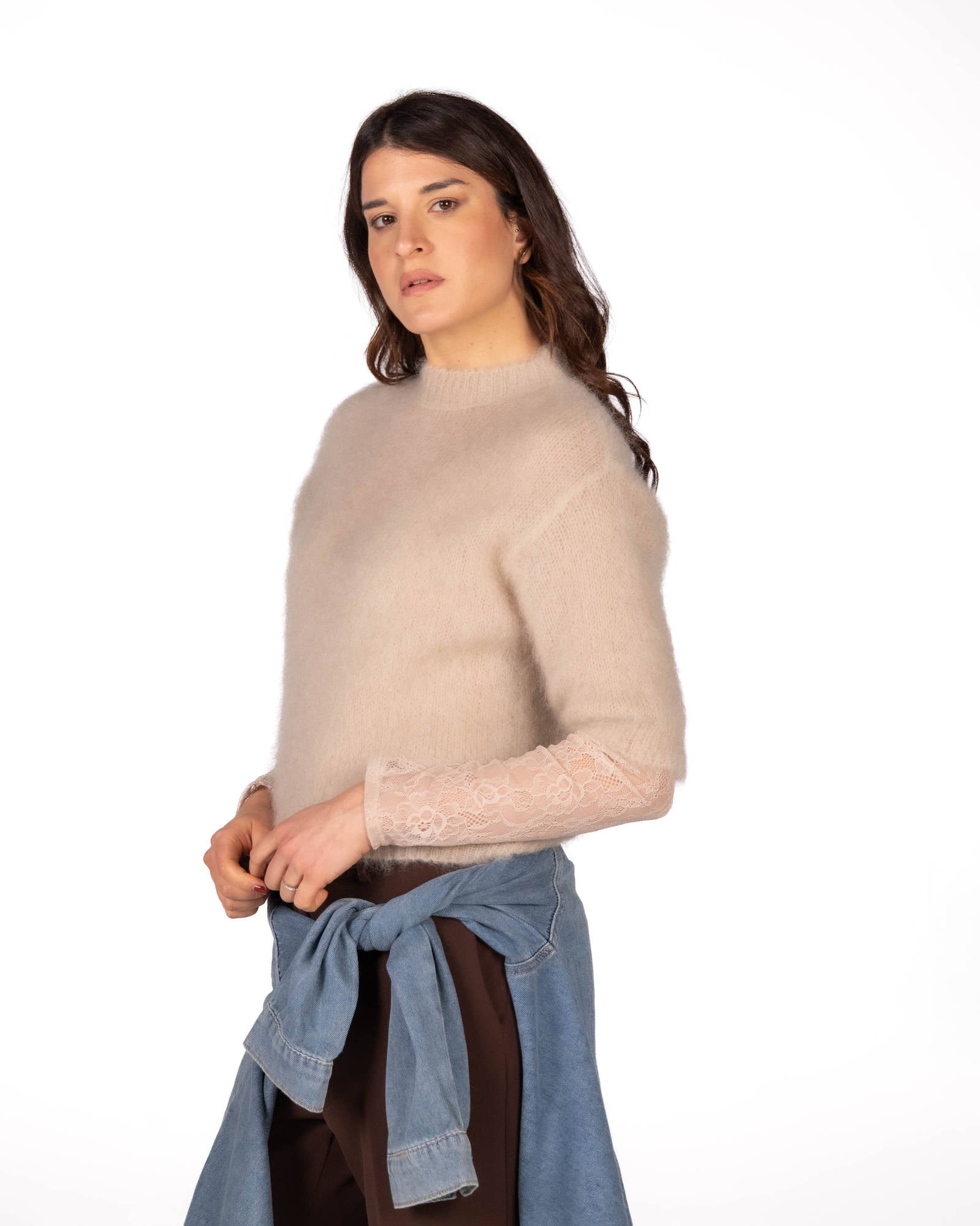 PULL IN KID MOHAIR ABIGAIL POLVERE