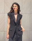 GILET MARIDA NERO