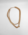 COLLANA DOPPIA SORELLE ORO
