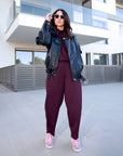 PANTALONE LIAM NEOPRENE VINO