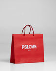SHOPPER NATALIZIA PSLOVE SMALL ROSSO