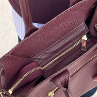 BORSA FEDORA BORDEAUX