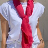 FOULARD DOUBLE ROSSO