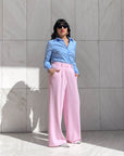 PANTALONE FLOWING ANDREA ROSA