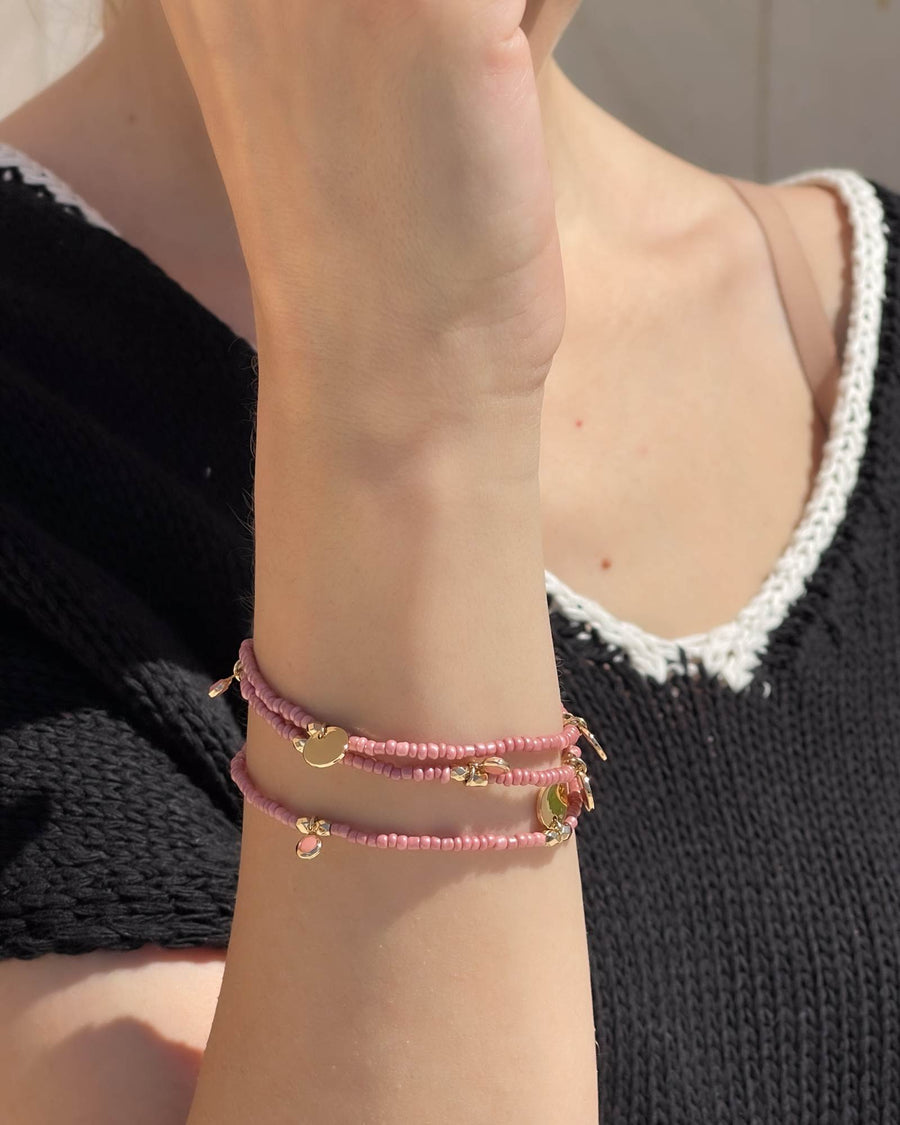 BRACCIALETTI IBIZA ROSA