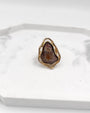 ANELLO AMY ORO E COFFEE