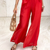 PANTALONE CELINDA ROSSO