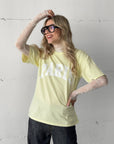 T-SHIRT PARIS GIALLO BURRO