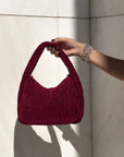 BORSA A MANO VELINA MARSALA