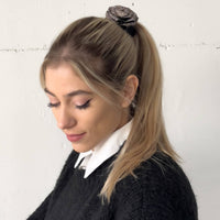 SCRUNCHIES MARYL NERO E STRASS