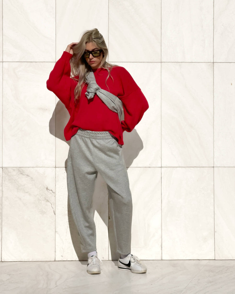 MAGLIA IN FILO NINA ROSSO