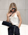 POCHETTE IN PELLE CASSIDY NERO