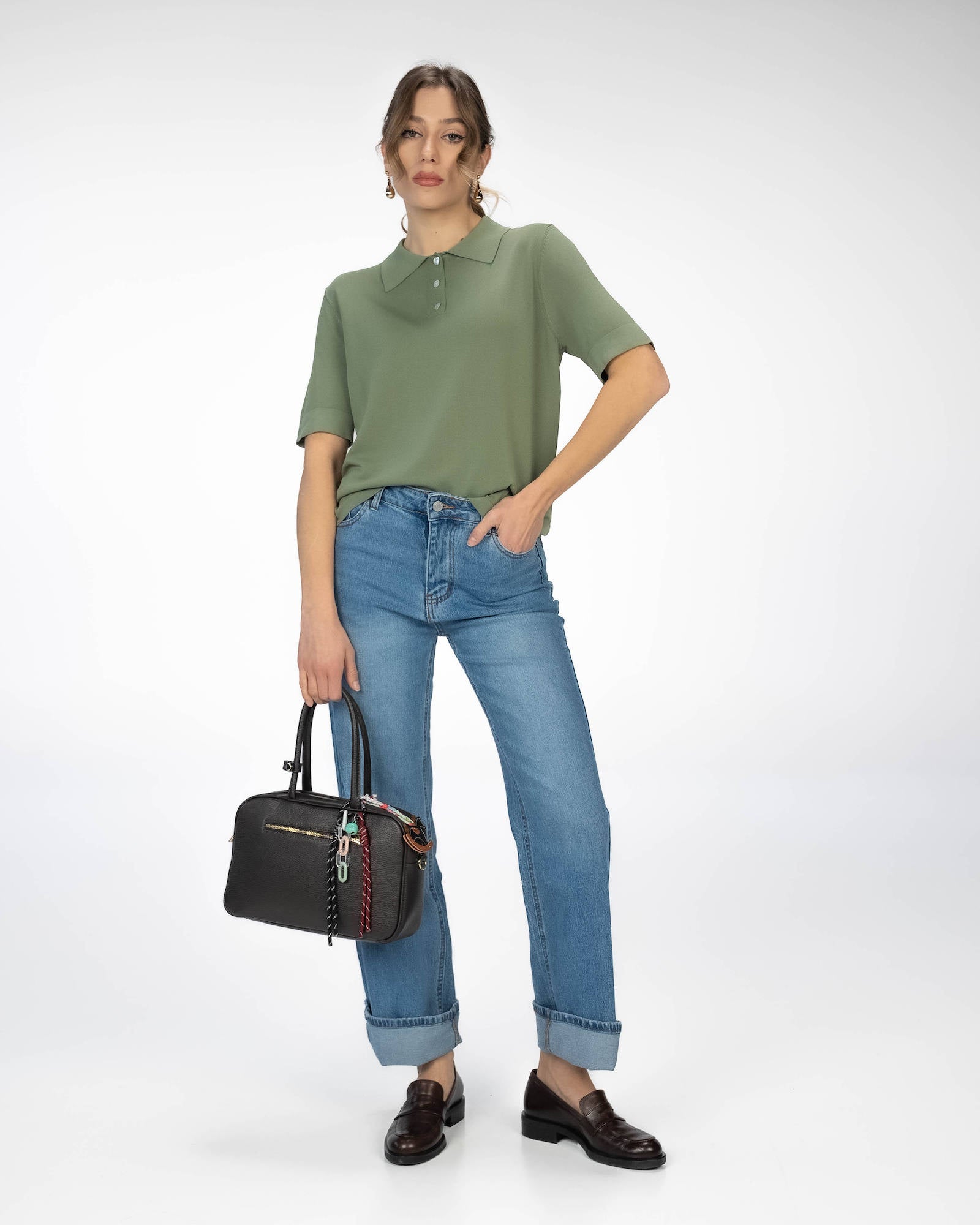 POLO IN MAGLIA POLINA VERDE